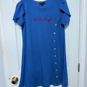 Hand Embroidered dress - remember our constitution